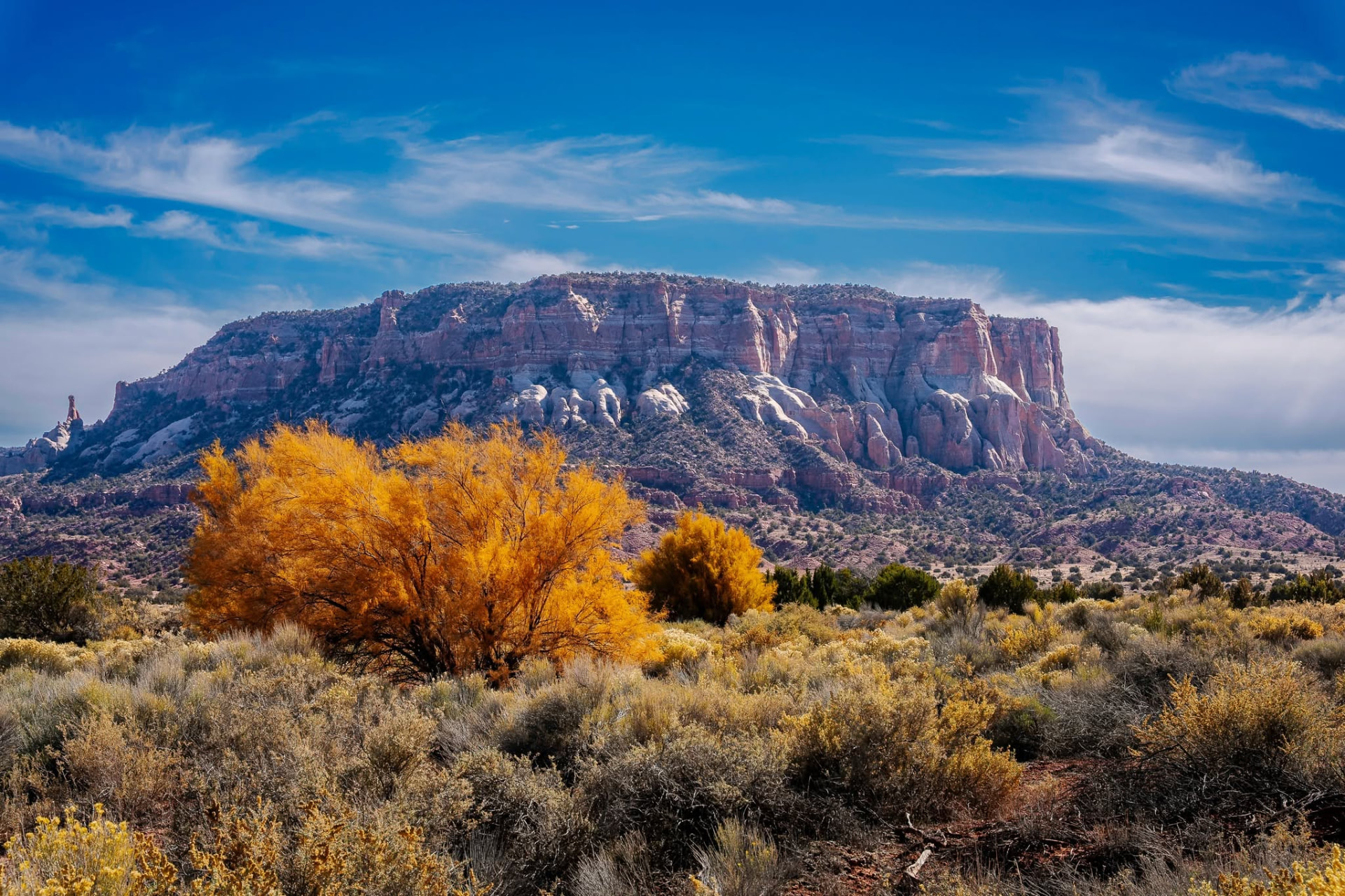 Mesa and canyon terrain representing community hazard exposure analysis